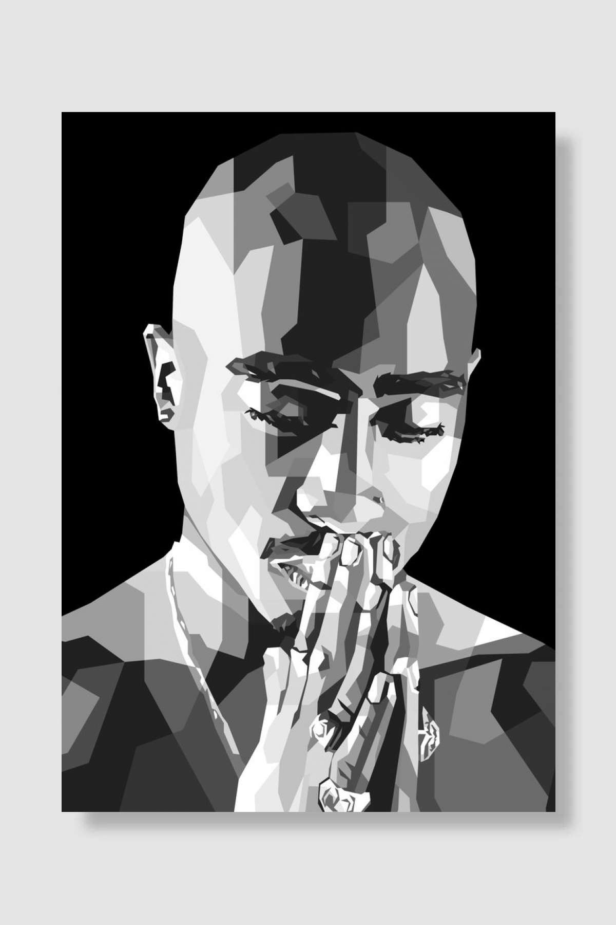 Rapper Müzik Poster Çerçevesiz Yüksek Kalite Müzik Afiş Duvar Poster