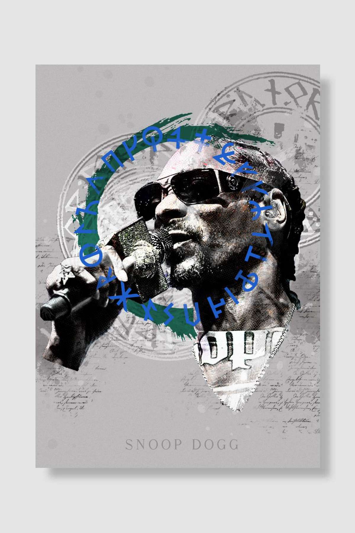 Snoop Dogg Müzik Poster Çerçevesiz Yüksek Kalite Müzik Afiş Duvar Poster