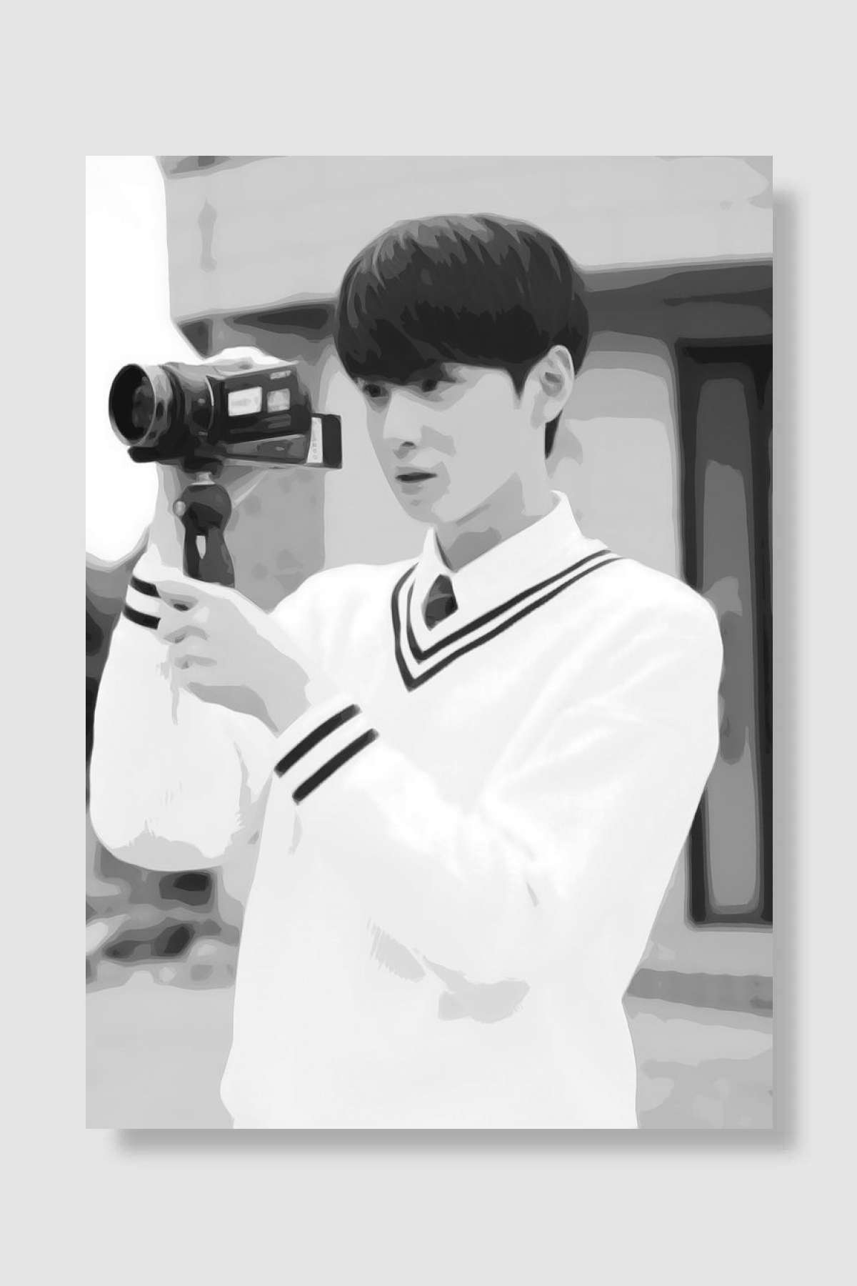 Cha Eun Woo Idol Kpop Müzik Poster Çerçevesiz Yüksek Kalite Müzik Afiş Duvar Poster