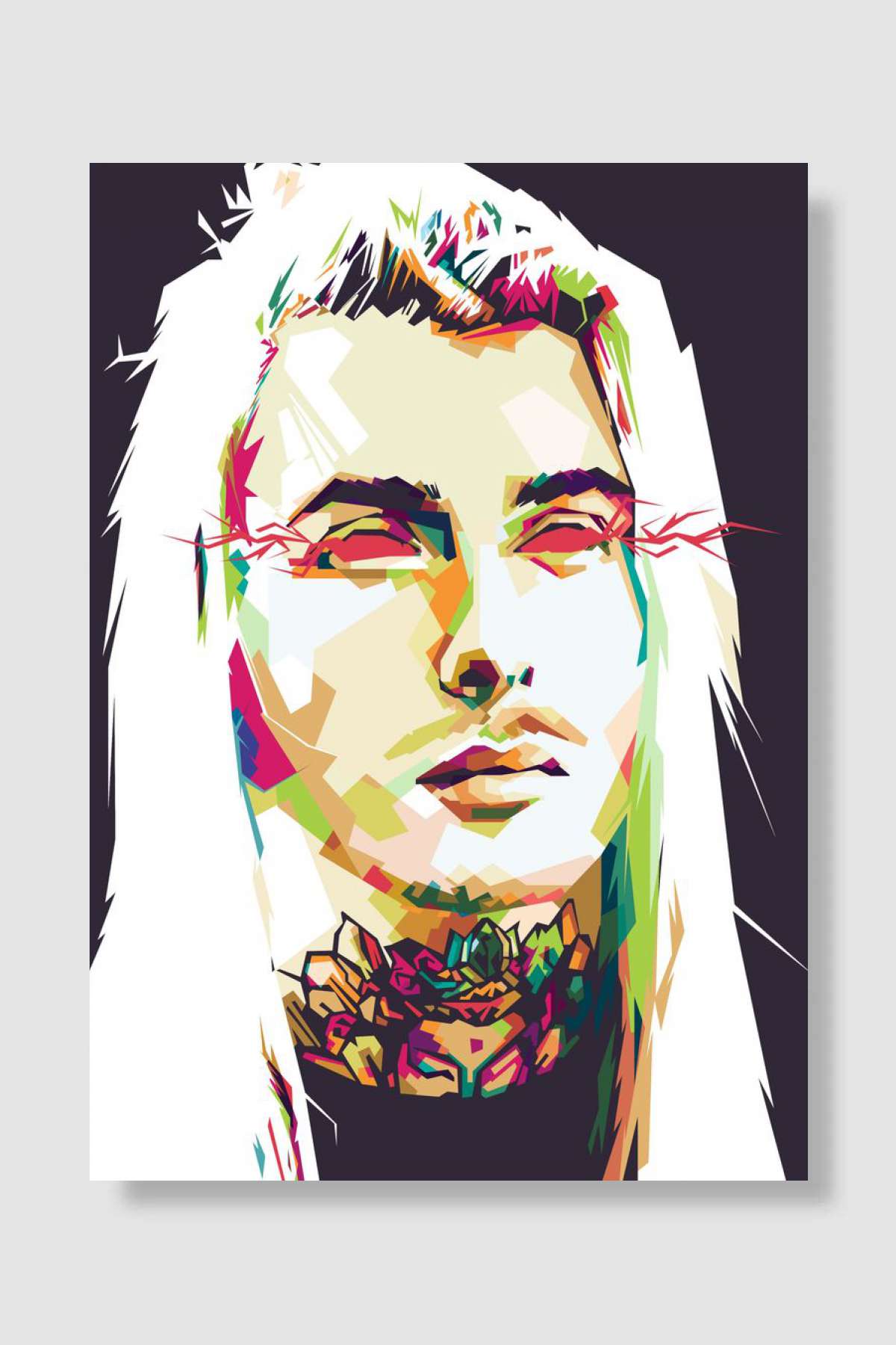 wpap Ghostmane Müzik Poster Çerçevesiz Yüksek Kalite Müzik Afiş Duvar Poster