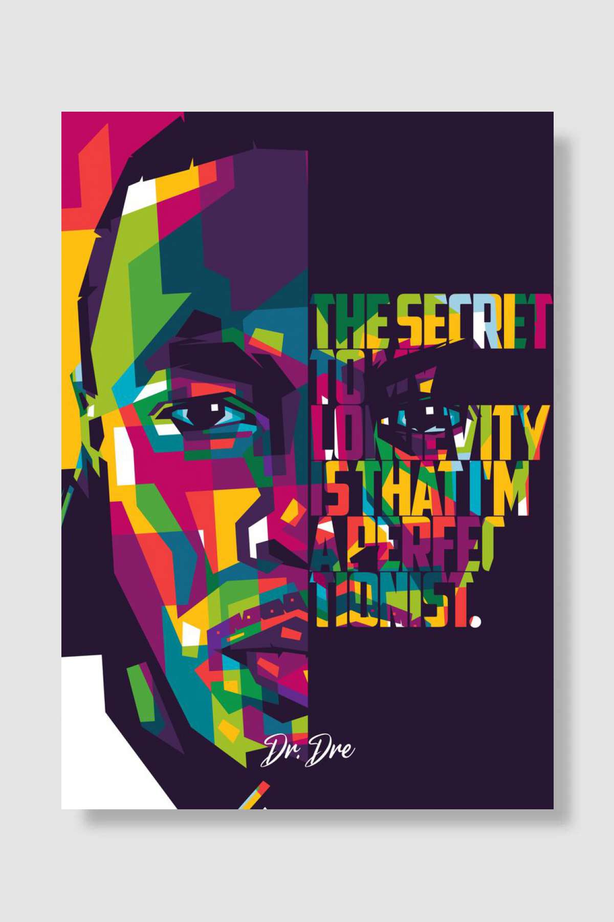 Dr Dre Müzik Poster Çerçevesiz Yüksek Kalite Müzik Afiş Duvar Poster