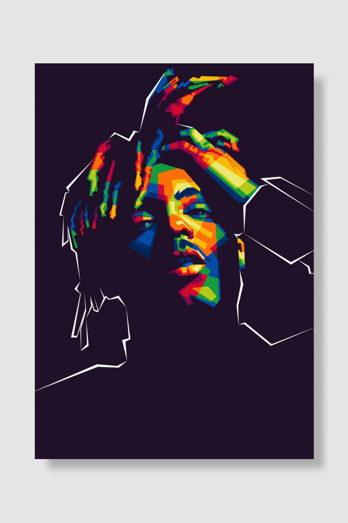 rapper pop art Müzik Poster Çerçevesiz Yüksek Kalite Müzik Afiş Duvar Poster