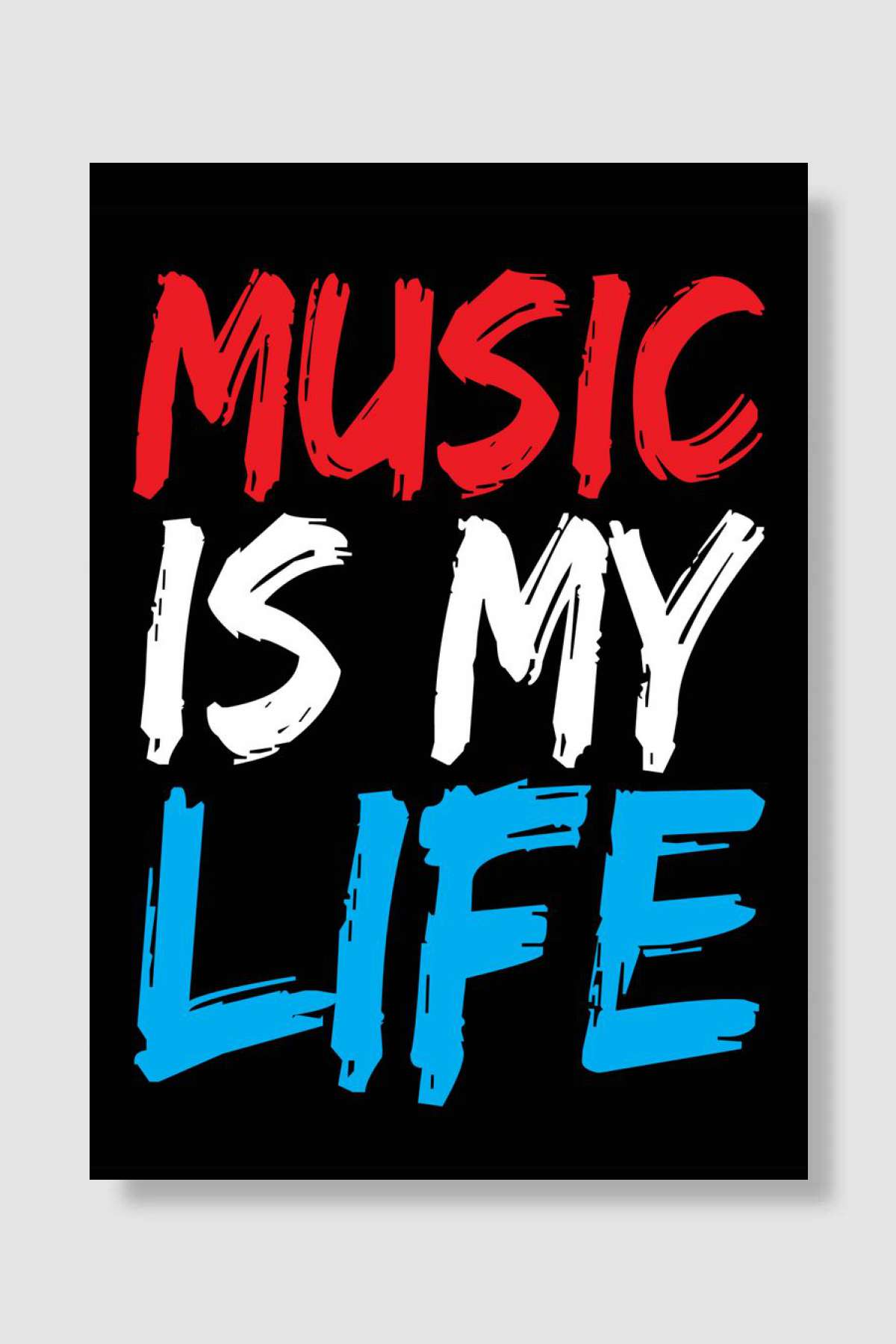 Music Poster Müzik Poster Çerçevesiz Yüksek Kalite Müzik Afiş Duvar Poster