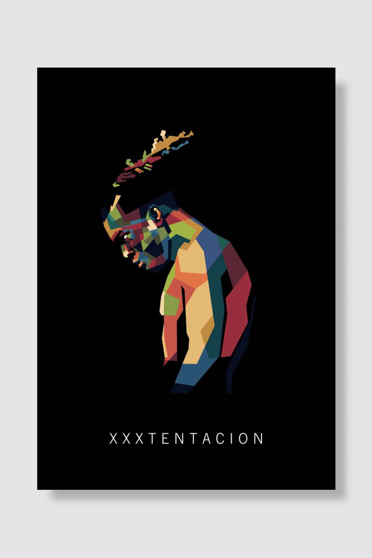 XXXtentacion pop art Müzik Poster Çerçevesiz Yüksek Kalite Müzik Afiş Duvar Poster