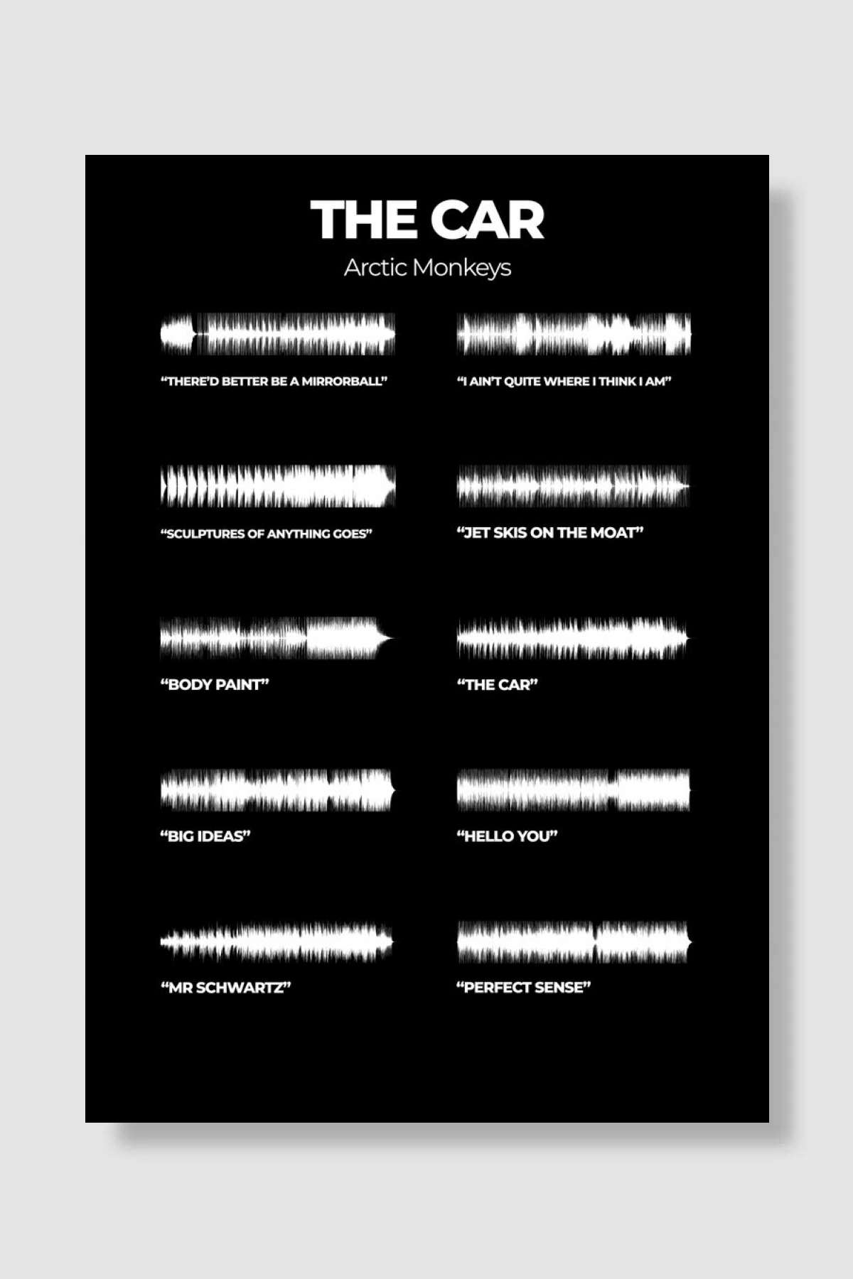 The Car Arctic Monkeys Müzik Poster Çerçevesiz Yüksek Kalite Müzik Afiş Duvar Poster