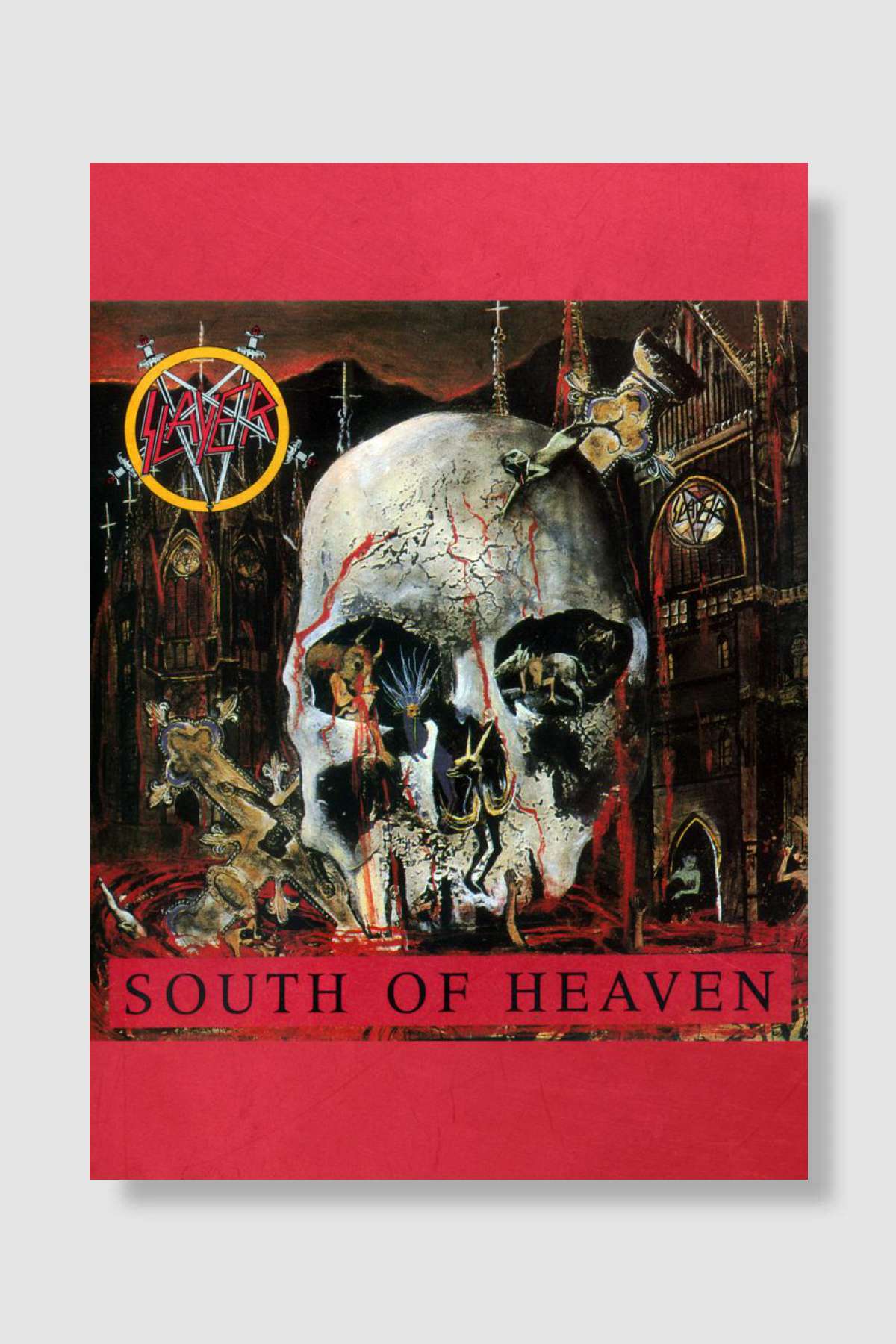 South of Heaven Album Müzik Poster Çerçevesiz Yüksek Kalite Müzik Afiş Duvar Poster