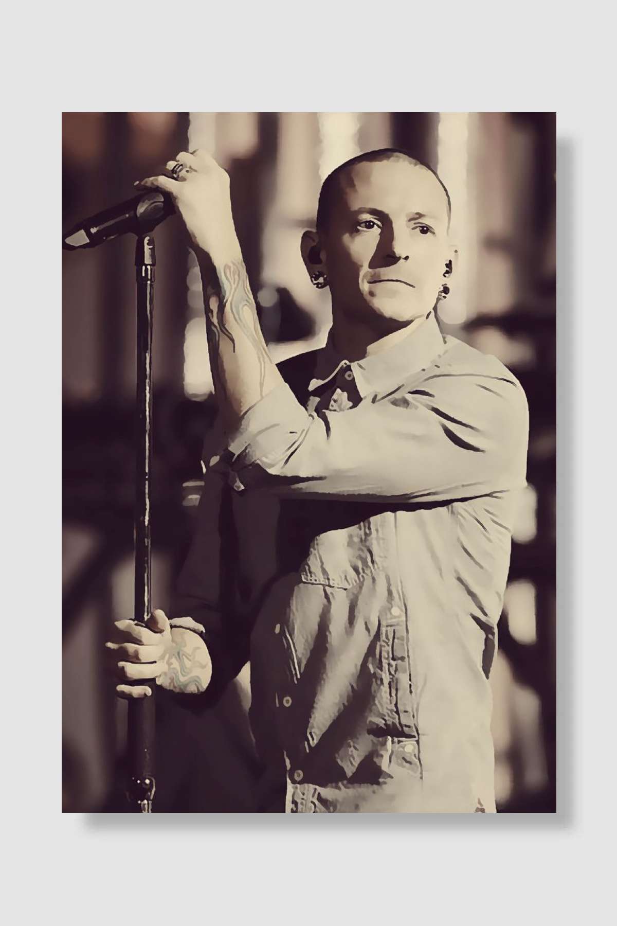 Linkin Park 520 Müzik Poster Çerçevesiz Yüksek Kalite Müzik Afiş Duvar Poster
