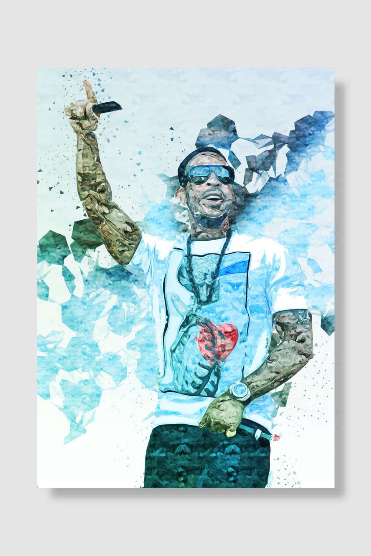 Ludacris Müzik Poster Çerçevesiz Yüksek Kalite Müzik Afiş Duvar Poster