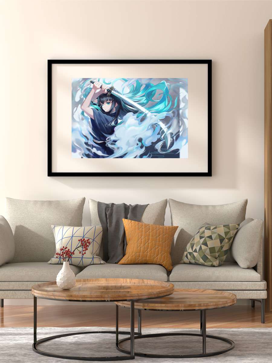 muichiro tokito Anime Poster Çerçevesiz Yüksek Kalite Anime Duvar Poster