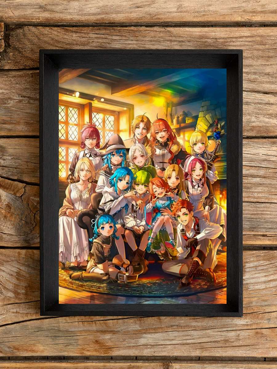 Mushoku tensei anime Anime Poster Çerçevesiz Yüksek Kalite Anime Duvar Poster