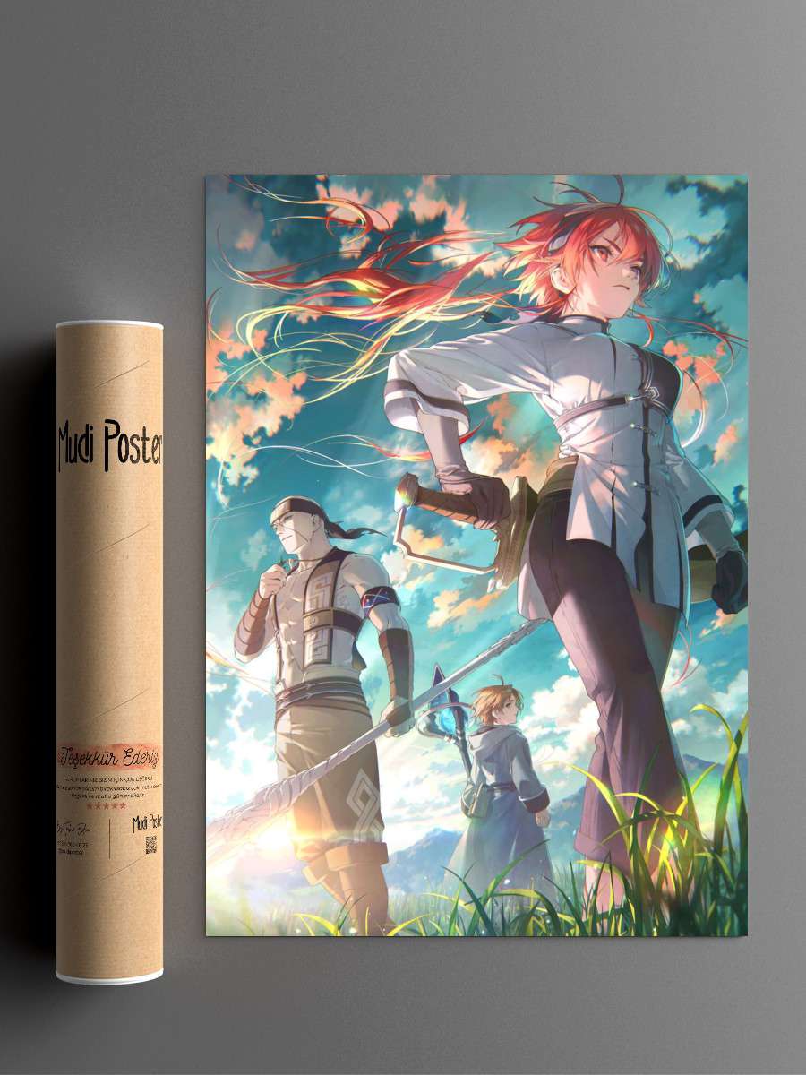 mushoku tensei Anime Poster Çerçevesiz Yüksek Kalite Anime Duvar Poster