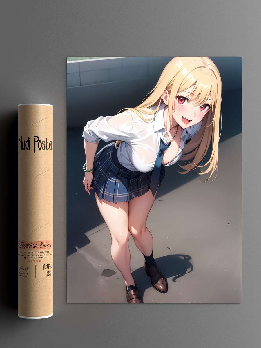 My Dress Up Darling Anime Anime Poster Çerçevesiz Yüksek Kalite Anime Duvar Poster