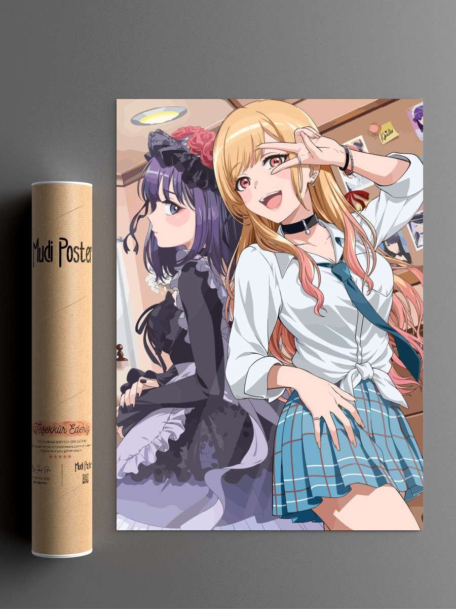 My Dress Up Darling Anime Poster Çerçevesiz Yüksek Kalite Anime Duvar Poster