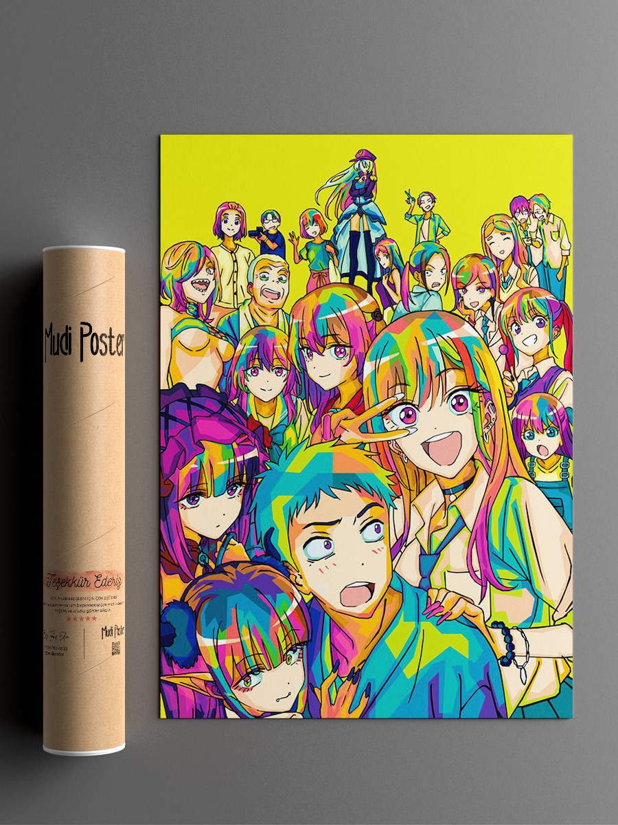 My DressUp Darling Anime Poster Çerçevesiz Yüksek Kalite Anime Duvar Poster