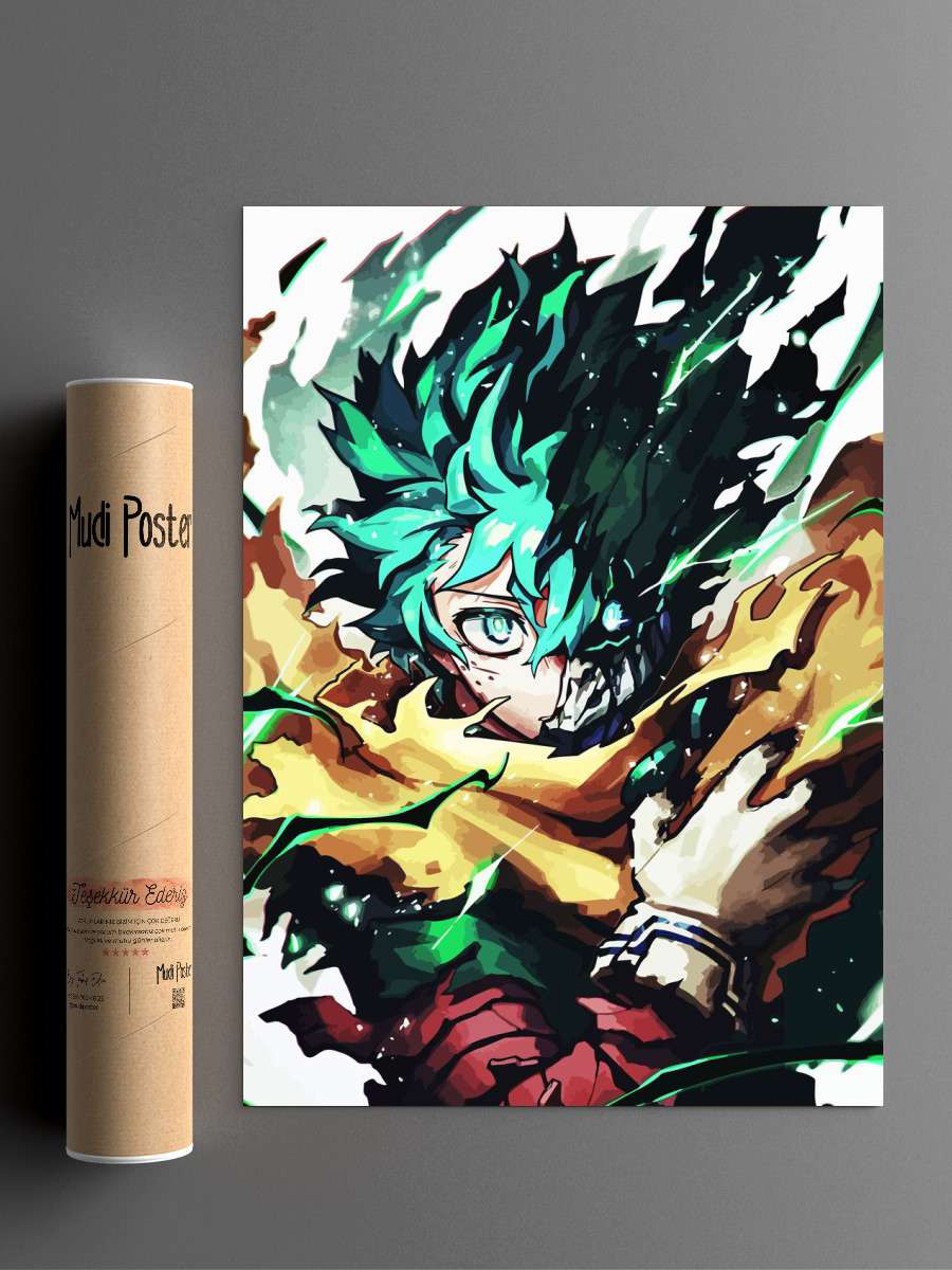 My Hero Academia Art Anime Poster Çerçevesiz Yüksek Kalite Anime Duvar Poster