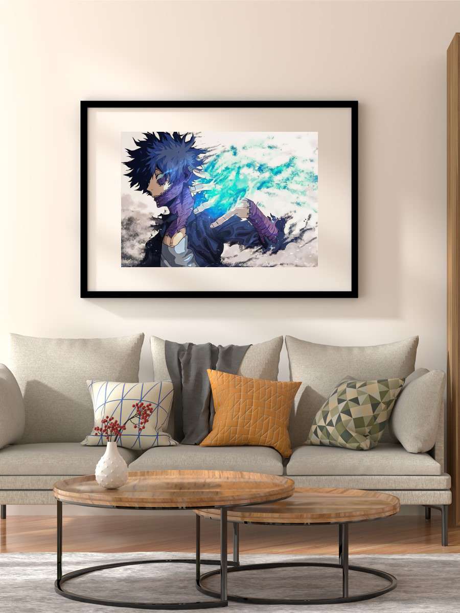 my hero academia dabi Anime Poster Çerçevesiz Yüksek Kalite Anime Duvar Poster