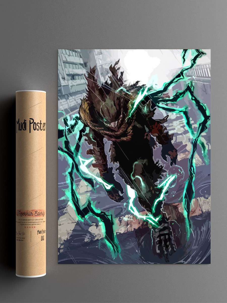 my hero academia deku Anime Poster Çerçevesiz Yüksek Kalite Anime Duvar Poster