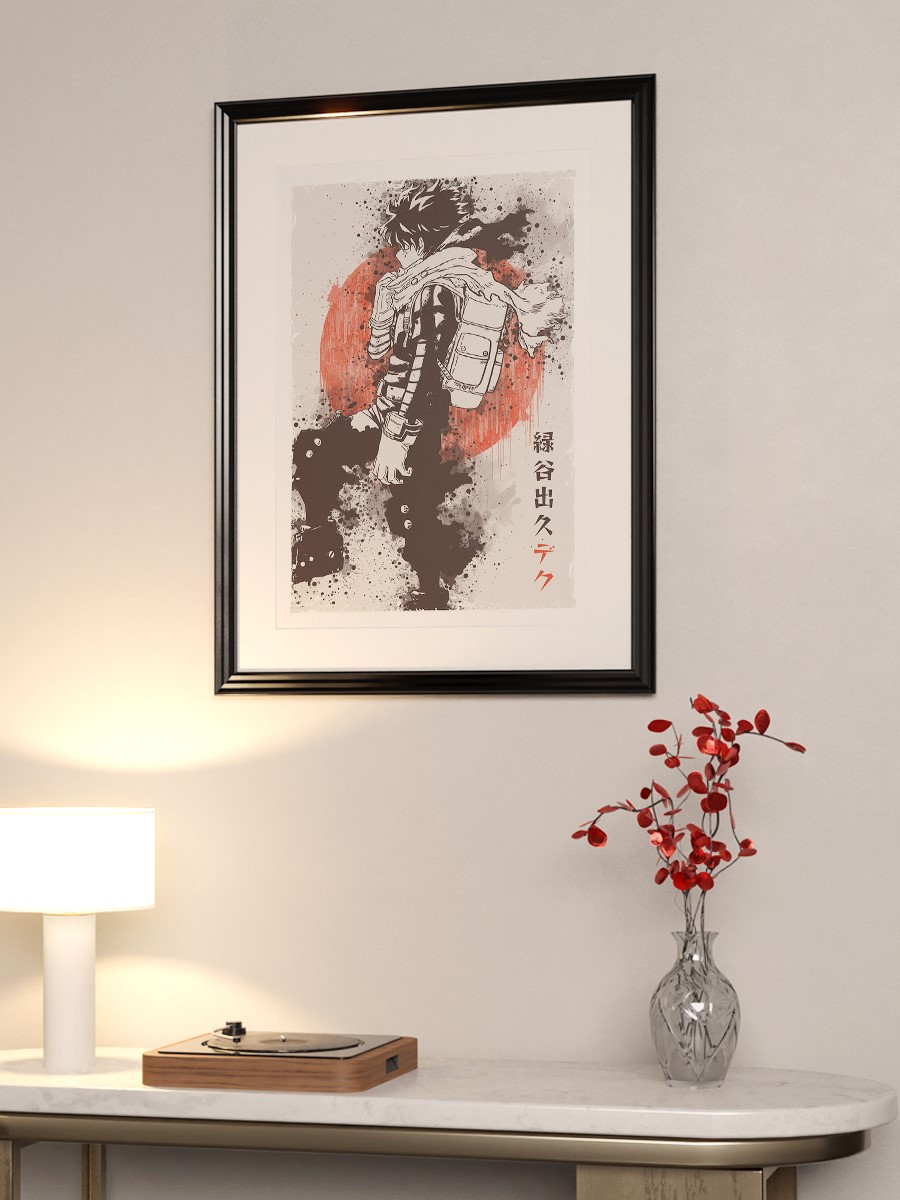 My Hero Academia Deku Anime Poster Çerçevesiz Yüksek Kalite Anime Duvar Poster