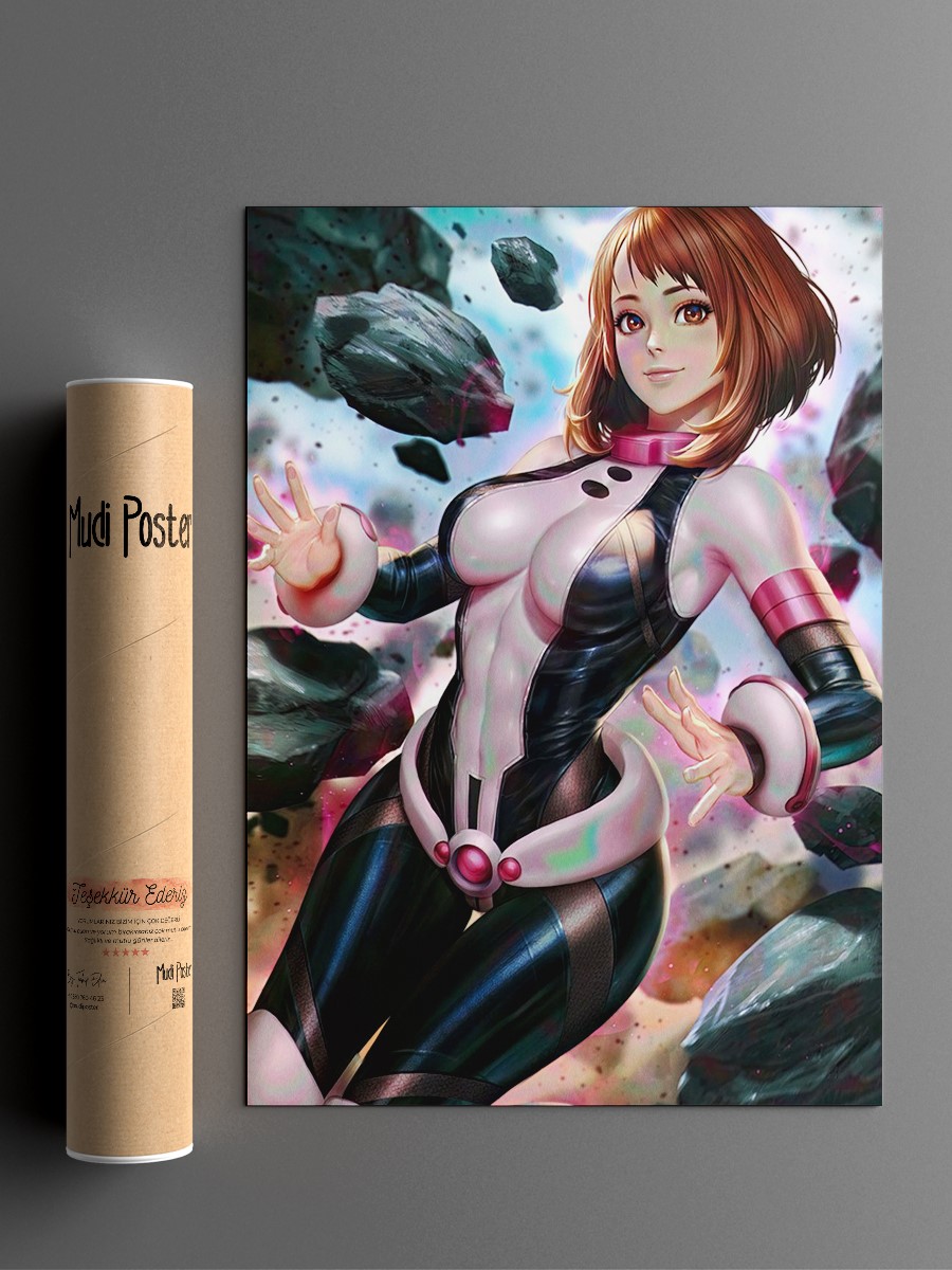 my hero academia hentai Anime Poster Çerçevesiz Yüksek Kalite Anime Duvar Poster