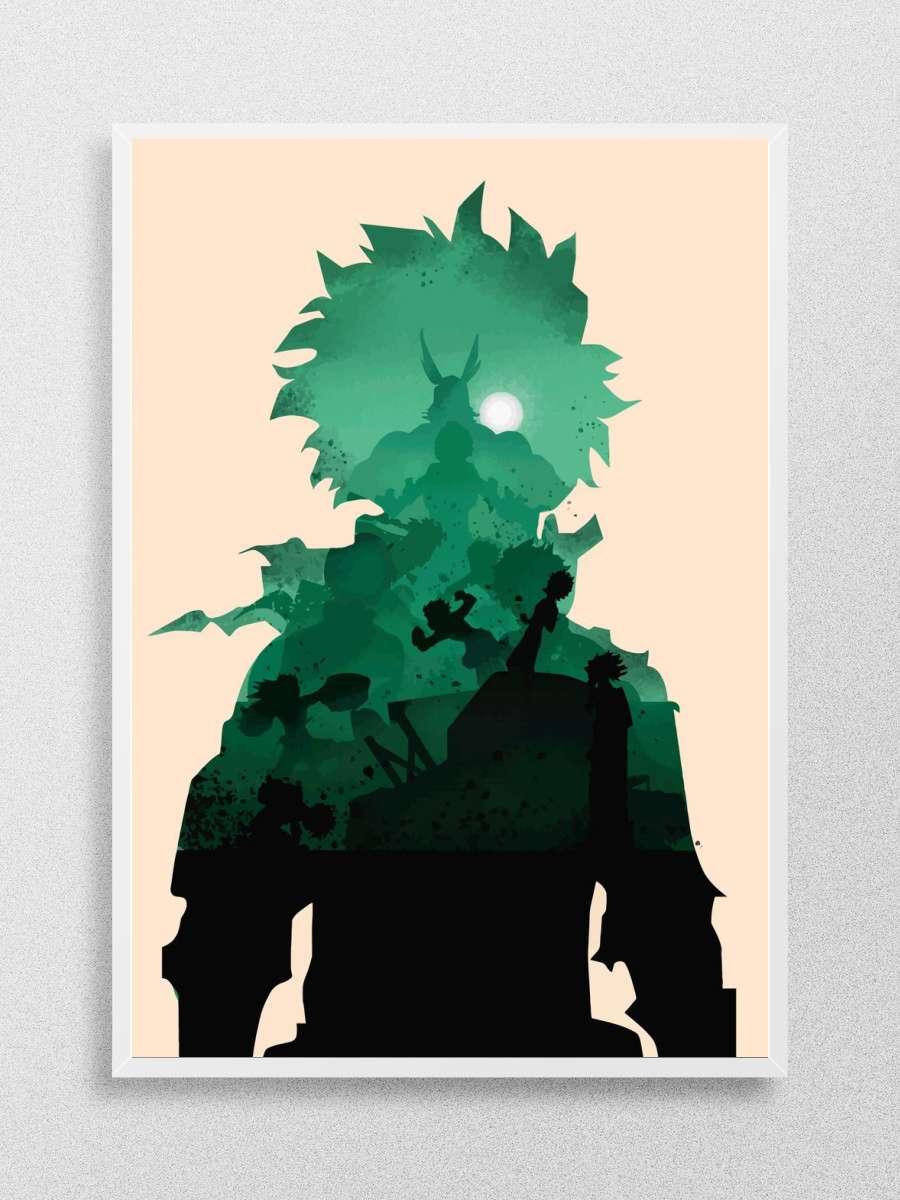 My Hero Academia Anime Poster Çerçevesiz Yüksek Kalite Anime Duvar Poster