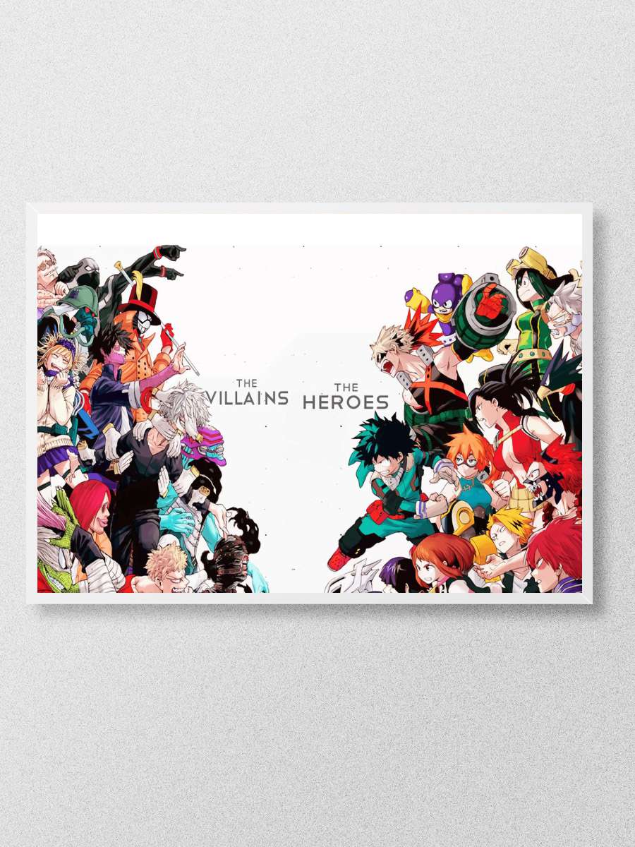 My Hero Academia Anime Poster Çerçevesiz Yüksek Kalite Anime Duvar Poster