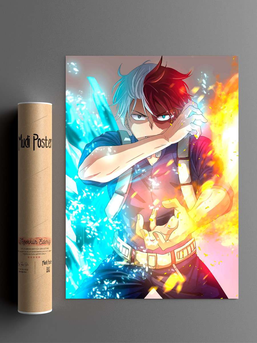 My Hero Academia Anime Poster Çerçevesiz Yüksek Kalite Anime Duvar Poster