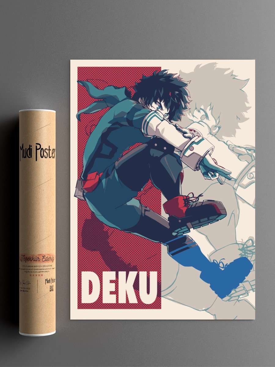 My Hero Academia Anime Poster Çerçevesiz Yüksek Kalite Anime Duvar Poster