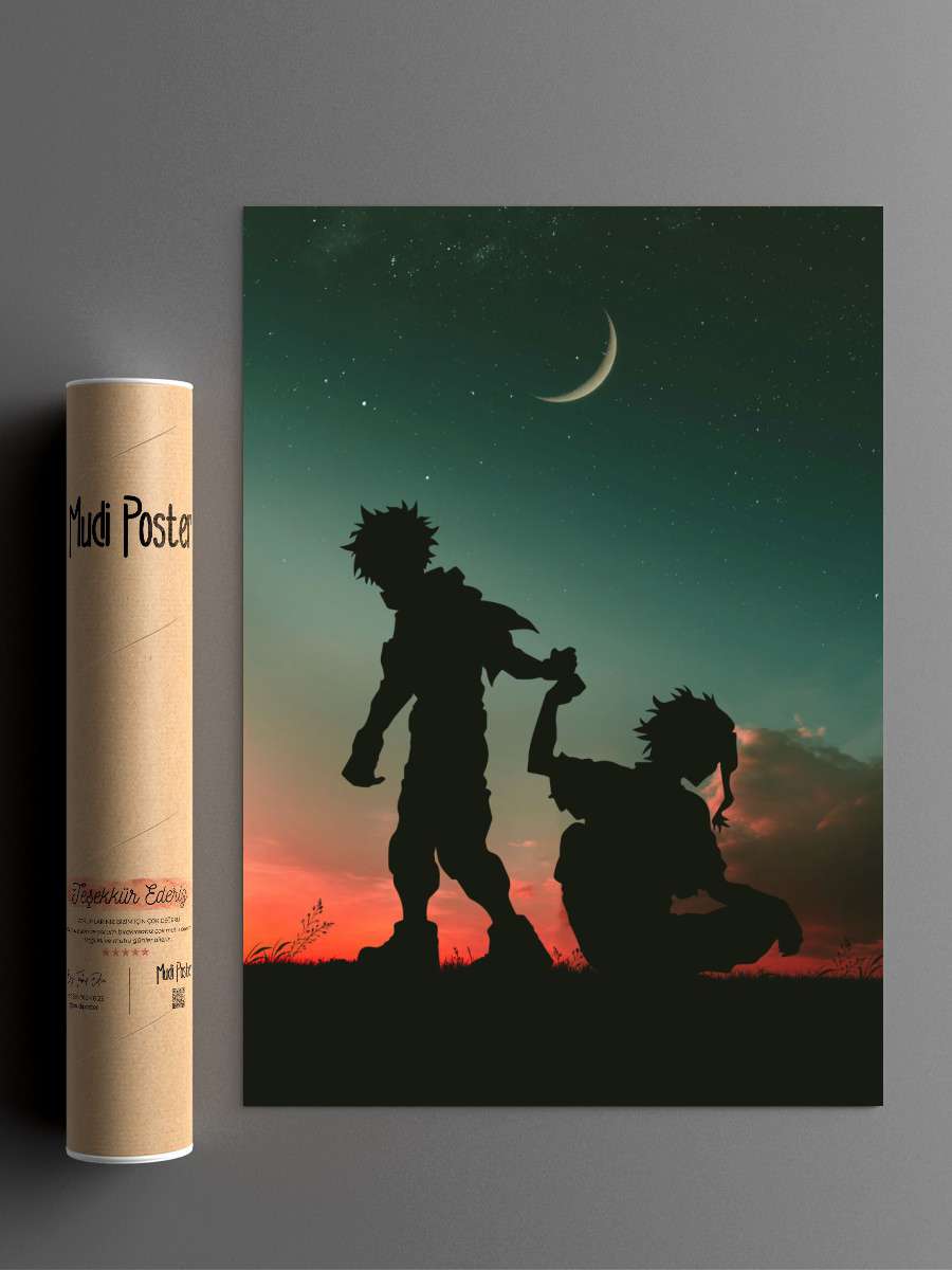 My Hero Academia Anime Poster Çerçevesiz Yüksek Kalite Anime Duvar Poster