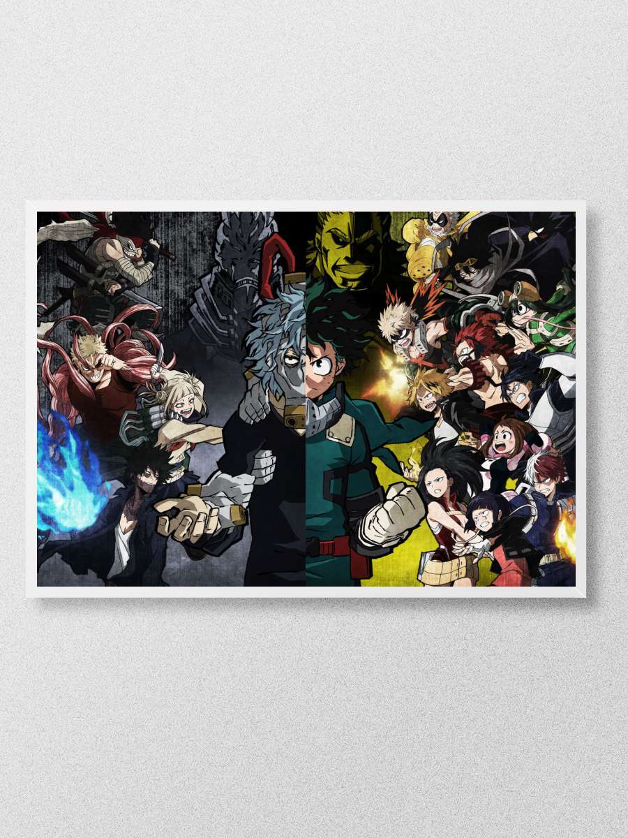 My Hero Academia Anime Poster Çerçevesiz Yüksek Kalite Anime Duvar Poster