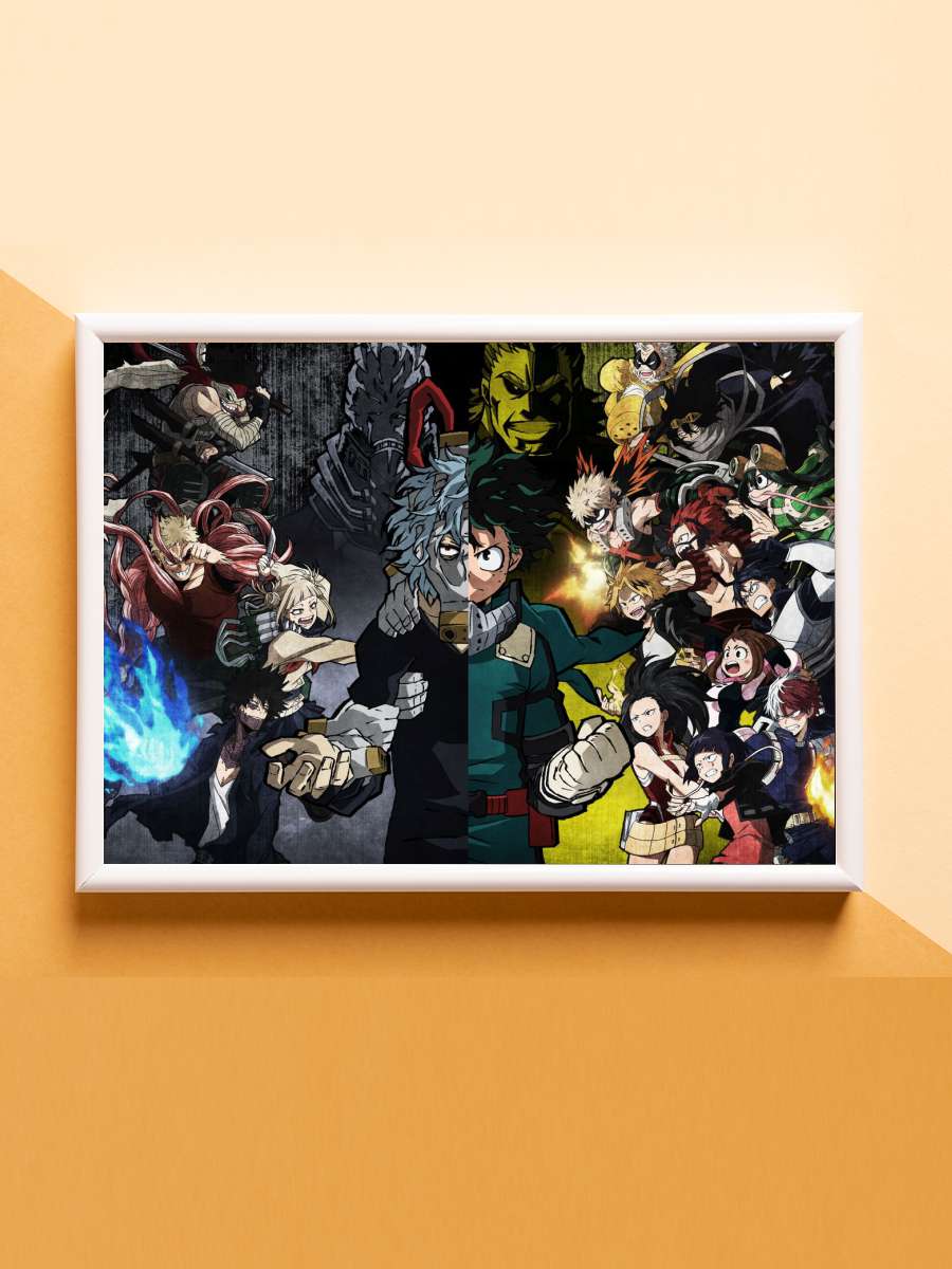 My Hero Academia Anime Poster Çerçevesiz Yüksek Kalite Anime Duvar Poster