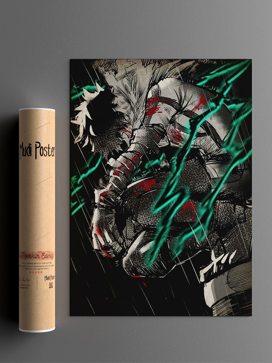 My Hero Academia Anime Poster Çerçevesiz Yüksek Kalite Anime Duvar Poster
