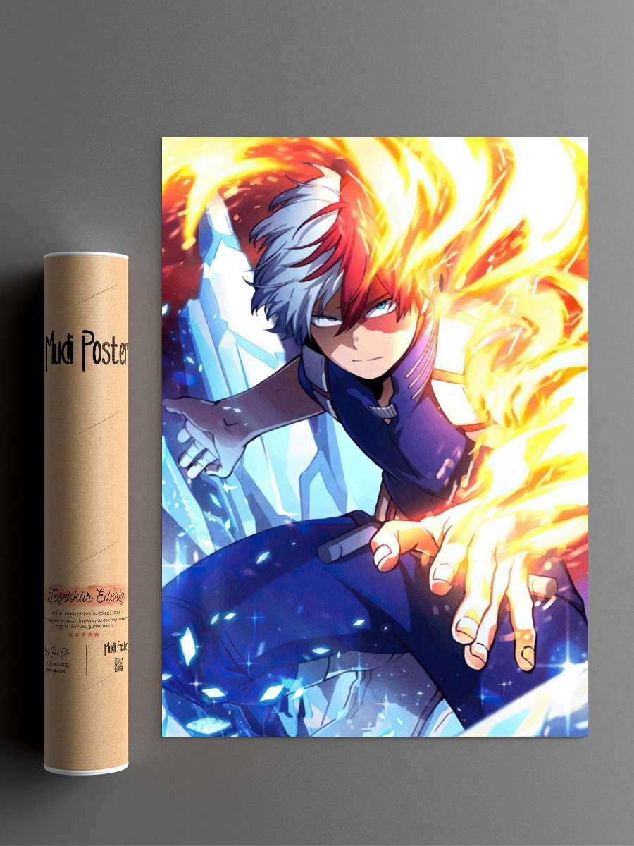 My Hero Academia Anime Poster Çerçevesiz Yüksek Kalite Anime Duvar Poster