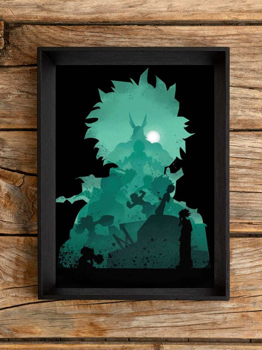 My Hero Academia Anime Poster Çerçevesiz Yüksek Kalite Anime Duvar Poster