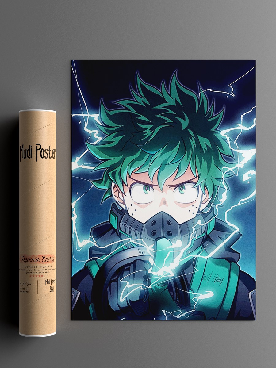 My Hero Academia Anime Poster Çerçevesiz Yüksek Kalite Anime Duvar Poster