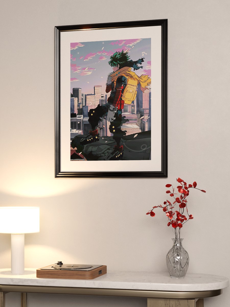 My Hero Academia Anime Poster Çerçevesiz Yüksek Kalite Anime Duvar Poster