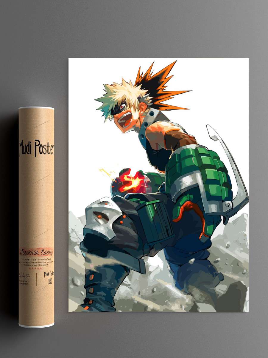 My Hero Academia Anime Poster Çerçevesiz Yüksek Kalite Anime Duvar Poster