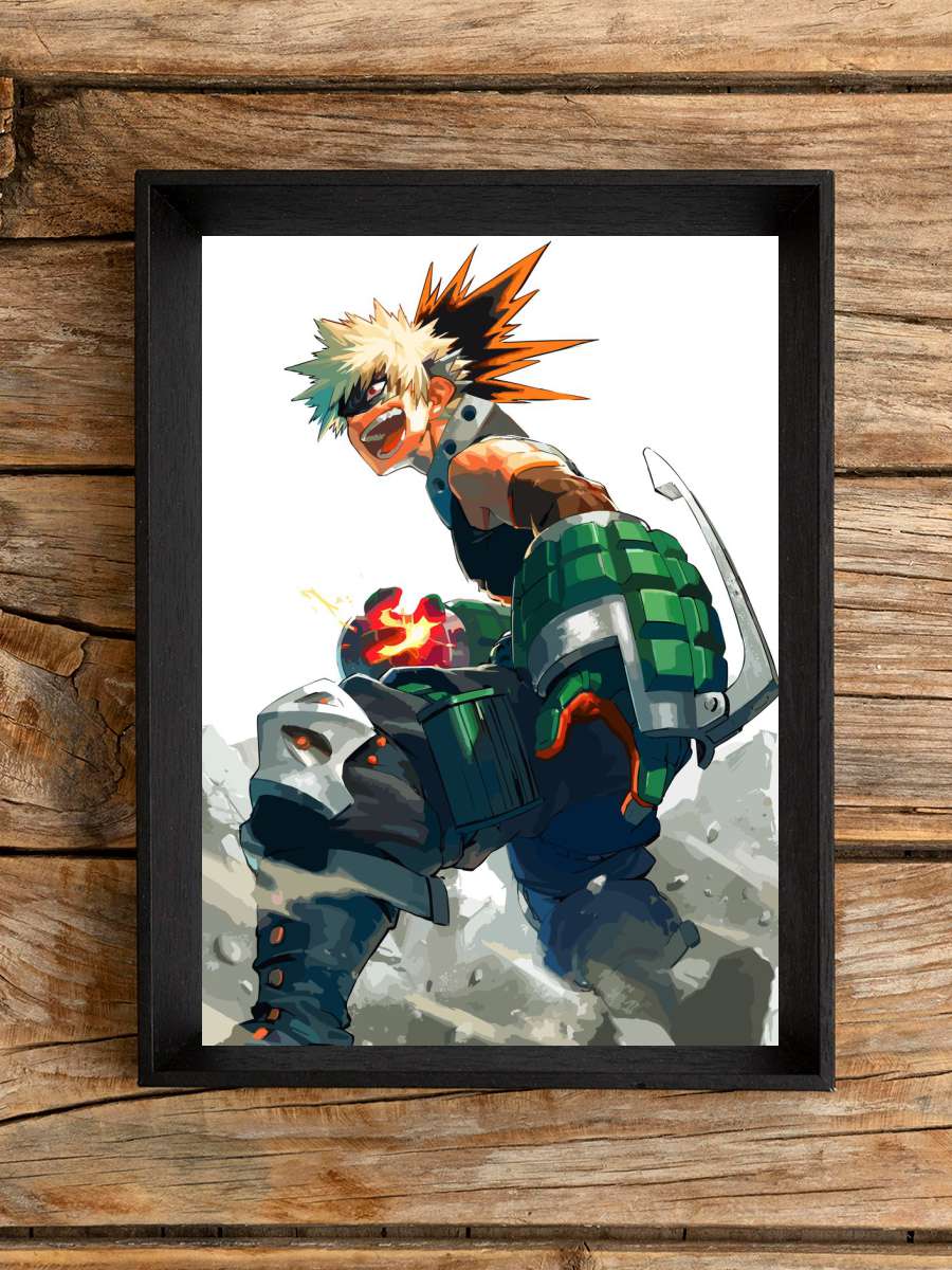 My Hero Academia Anime Poster Çerçevesiz Yüksek Kalite Anime Duvar Poster