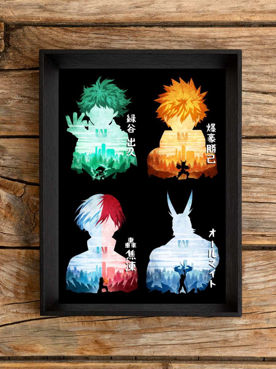 My Hero Academia Anime Poster Çerçevesiz Yüksek Kalite Anime Duvar Poster