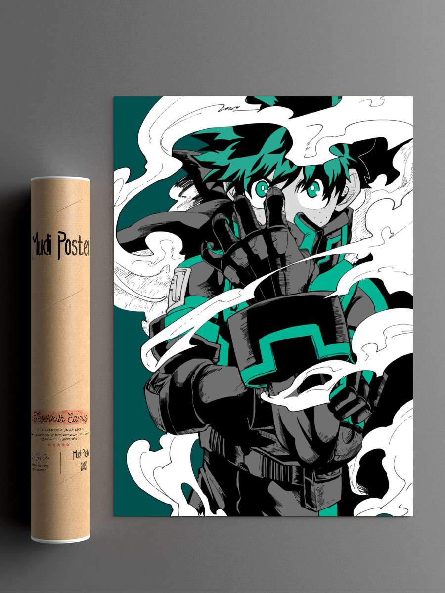 My Hero Academia Anime Poster Çerçevesiz Yüksek Kalite Anime Duvar Poster