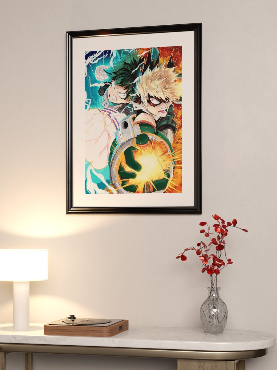 My Hero Academia Anime Poster Çerçevesiz Yüksek Kalite Anime Duvar Poster