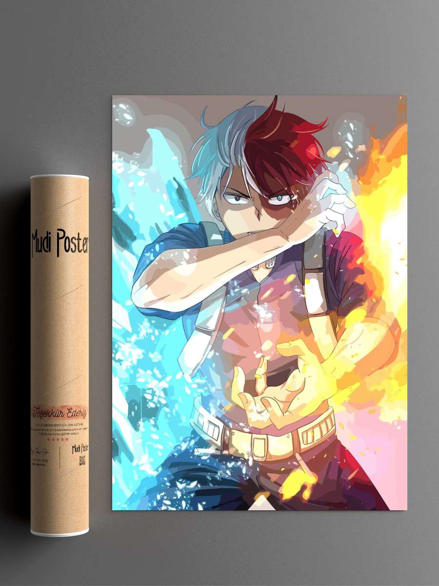My Hero Academia Anime Poster Çerçevesiz Yüksek Kalite Anime Duvar Poster