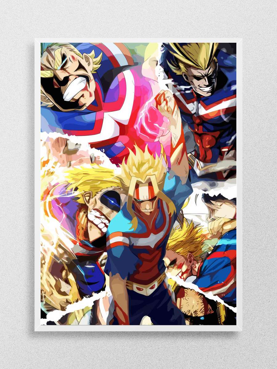 My Hero Academia Anime Poster Çerçevesiz Yüksek Kalite Anime Duvar Poster