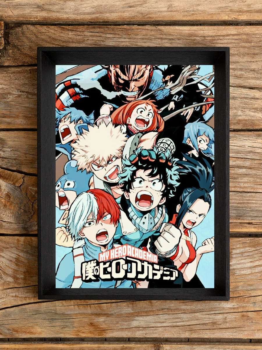 My Hero Academia Anime Poster Çerçevesiz Yüksek Kalite Anime Duvar Poster