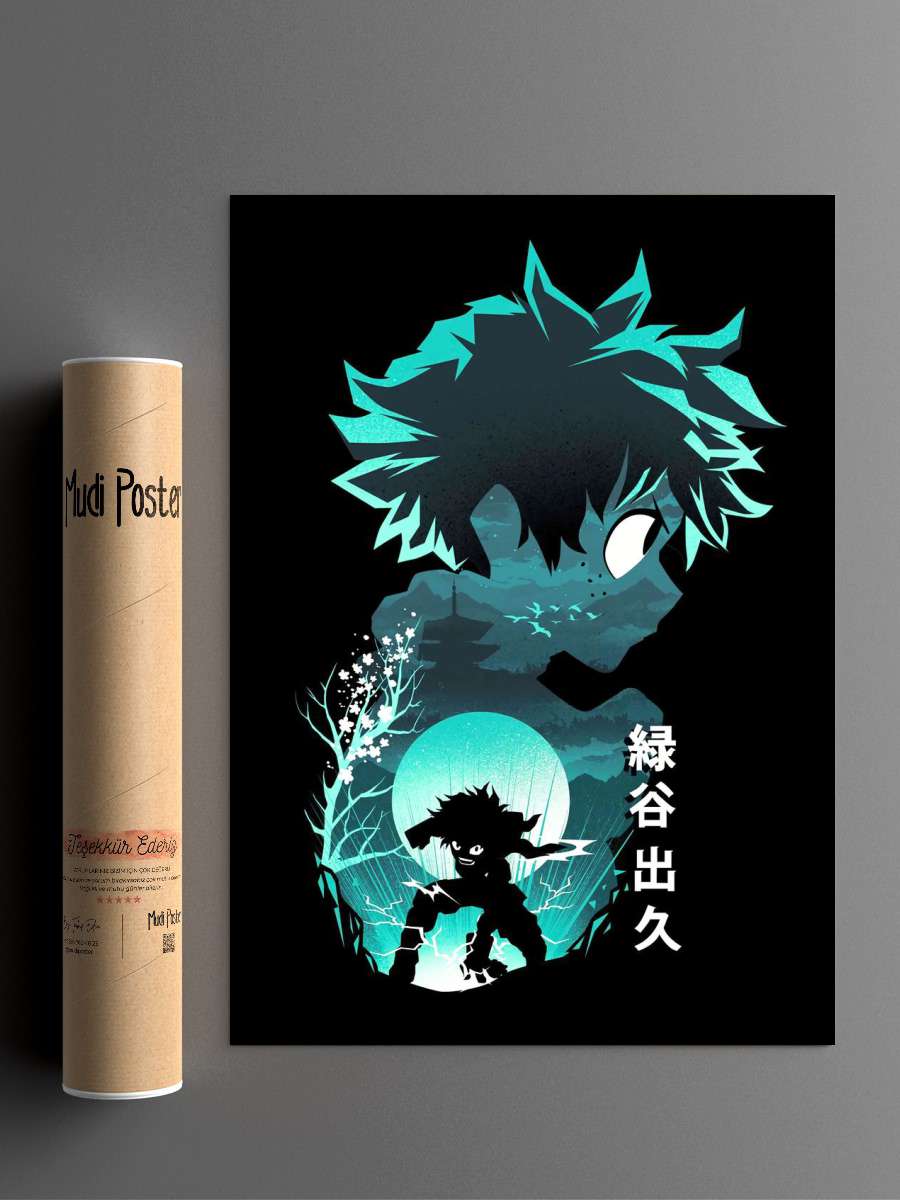 My Hero Academia Anime Poster Çerçevesiz Yüksek Kalite Anime Duvar Poster