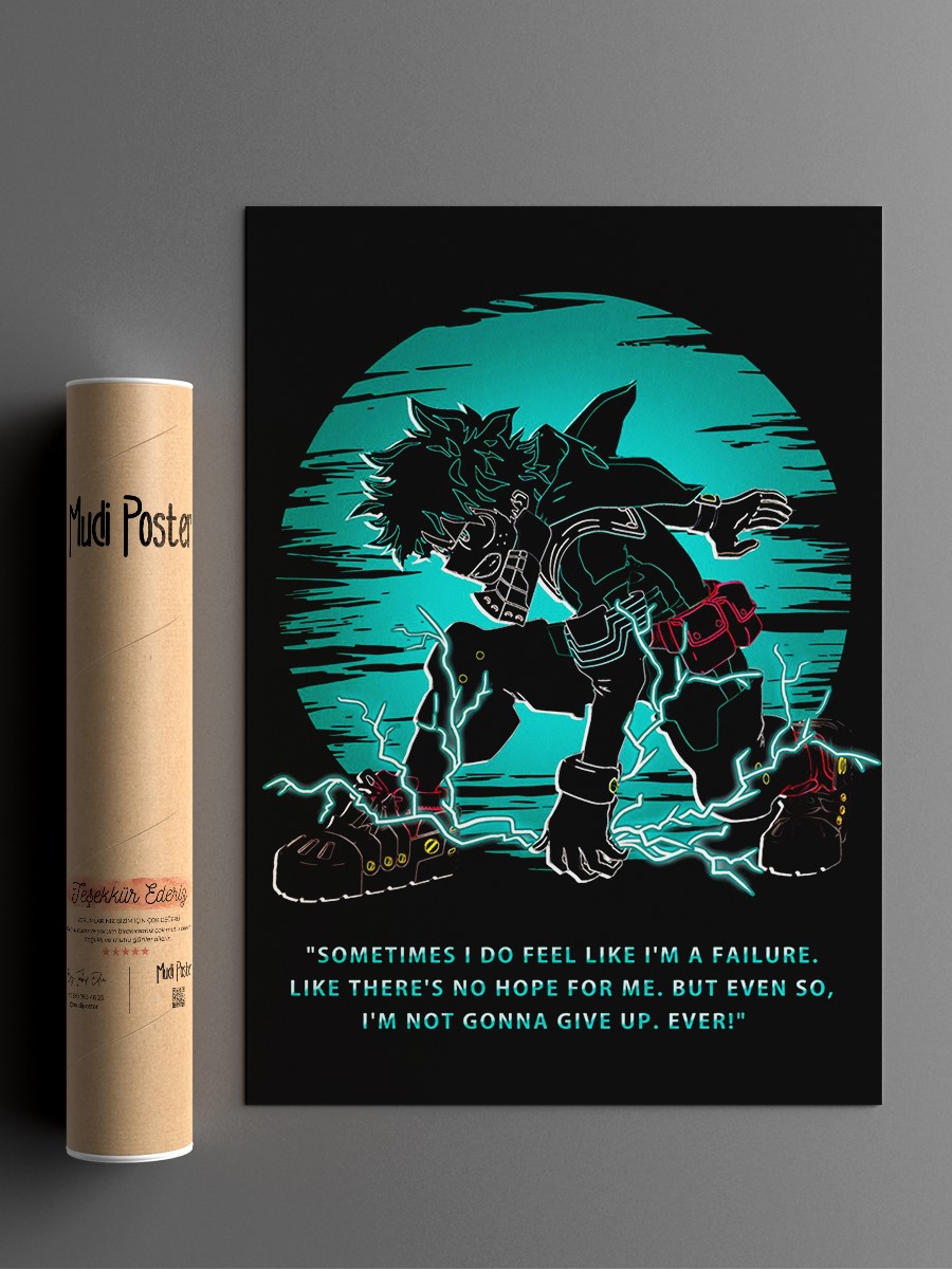 My Hero Academia  Anime Poster Çerçevesiz Yüksek Kalite Anime Duvar Poster