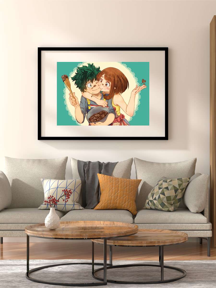 My Hero Academia Anime Poster Çerçevesiz Yüksek Kalite Anime Duvar Poster