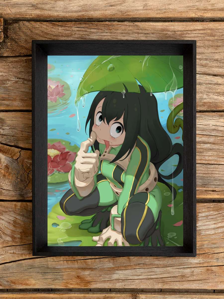 My Hero Academia Tsuyu Asu Anime Poster Çerçevesiz Yüksek Kalite Anime Duvar Poster
