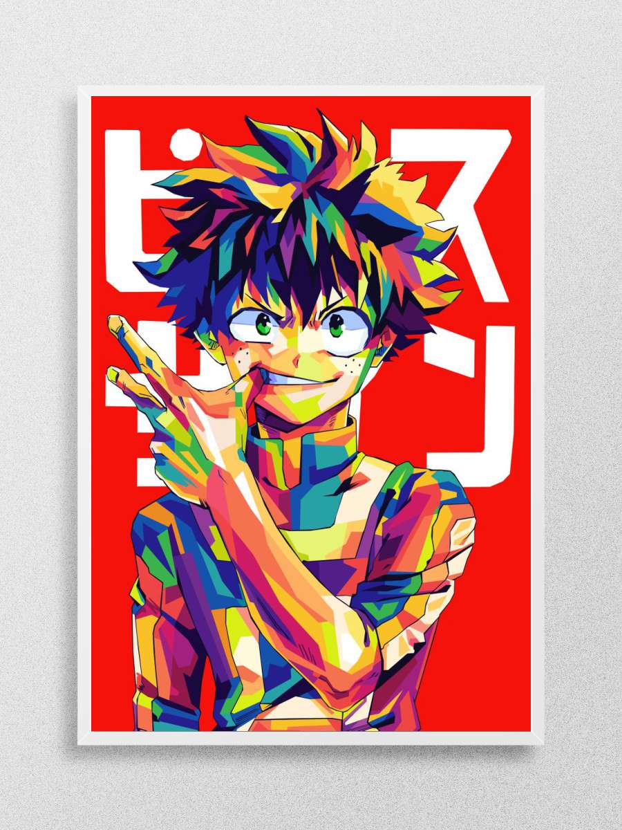 My Hero Academia Wpap art Anime Poster Çerçevesiz Yüksek Kalite Anime Duvar Poster