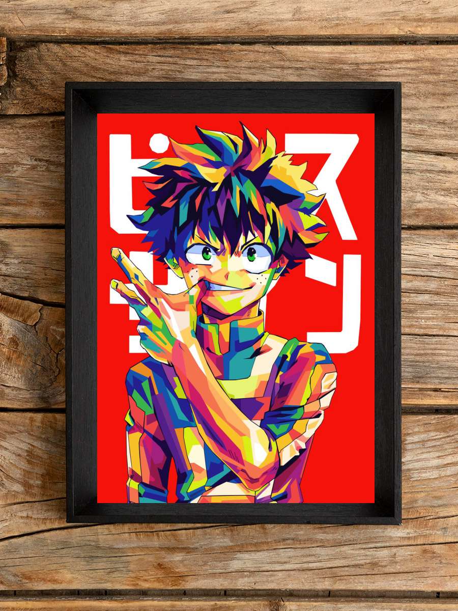 My Hero Academia Wpap art Anime Poster Çerçevesiz Yüksek Kalite Anime Duvar Poster