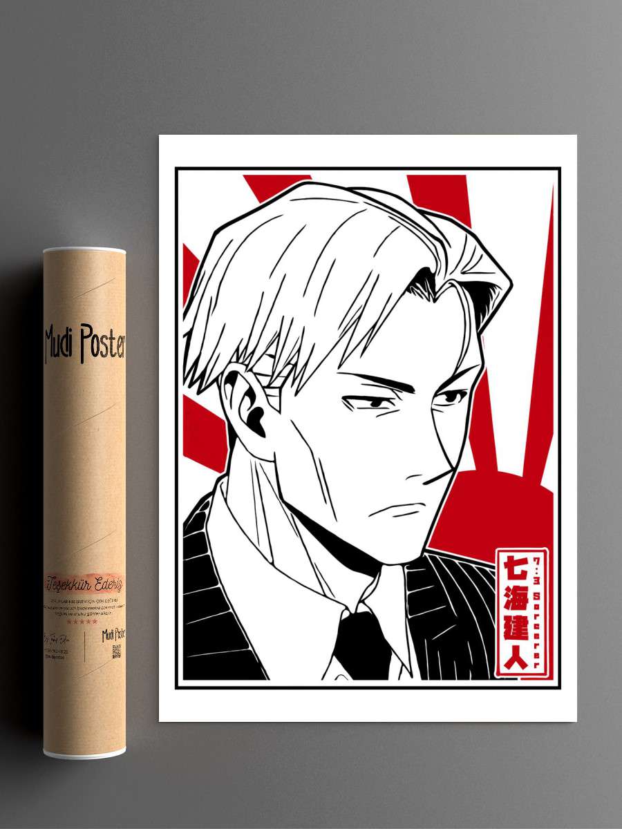 Nanami In Frame Anime Poster Çerçevesiz Yüksek Kalite Anime Duvar Poster